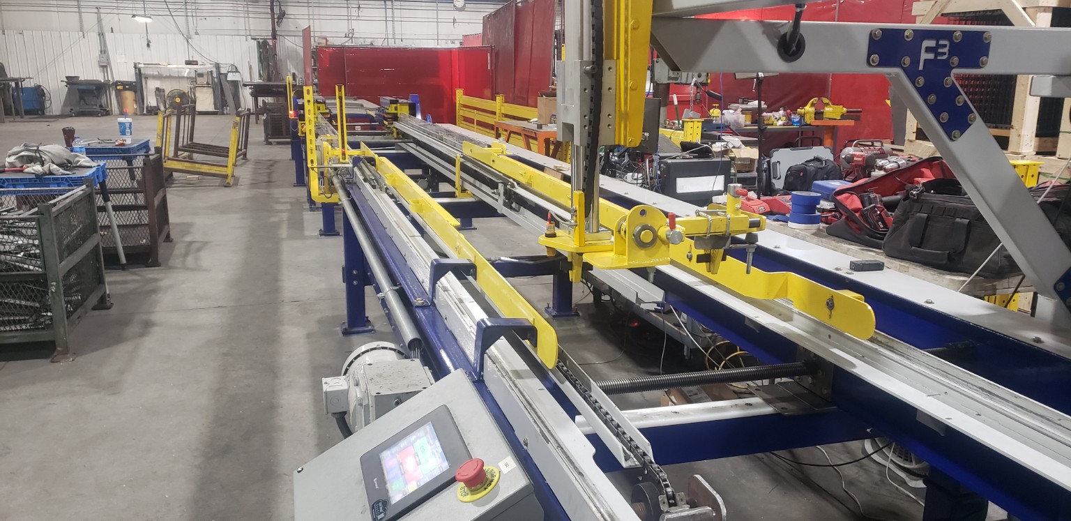 Custom machinery line and controls