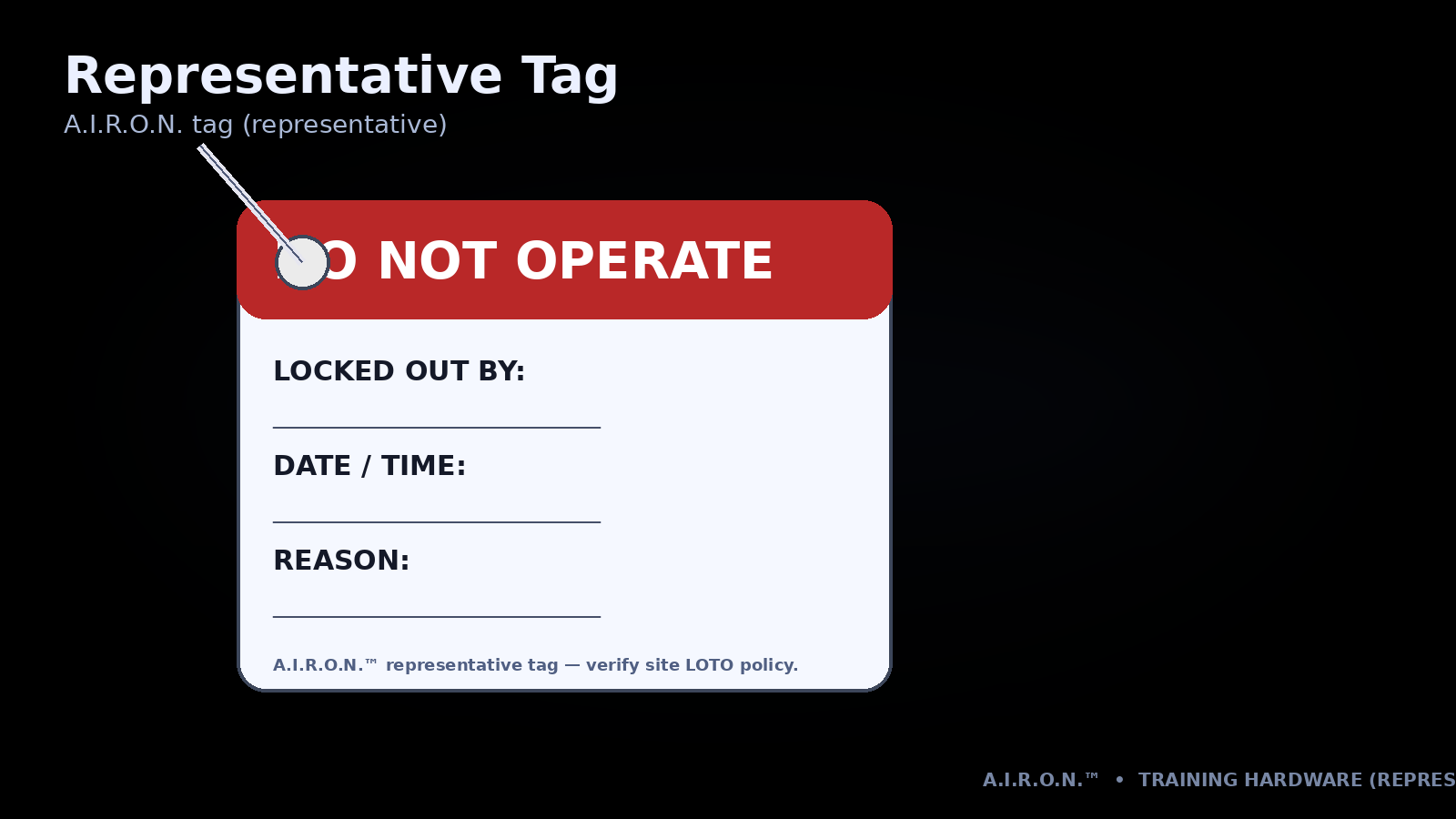 Representative tag
